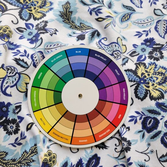 Basic Editions Womens Top 4X Plus Tee Short Sleeve Blue Yellow Floral FLO258E - Picture 8 of 8